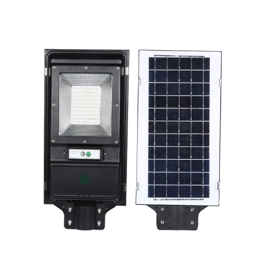 60w 100w ao ar livre tudo em uma luz de rua led solar