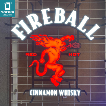 Custom White LED Neon Lighting Signs for Beer Brand Logos and Advertisements