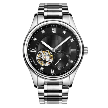 Men Automatic Mechanical Stainless Steel Watch