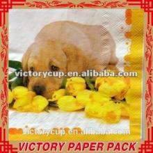 party product solid color printed wholesale paper napkins