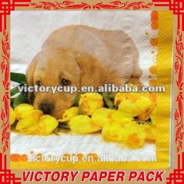 party product solid color printed wholesale paper napkins