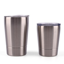 Stainless Steel Double Wall Insulated Kids Bottle Tumbler with Straw - 8oz and 12oz