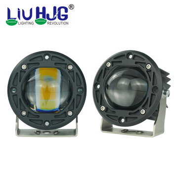 Waterproof Motorcycle Fog Light With Dual Colors
