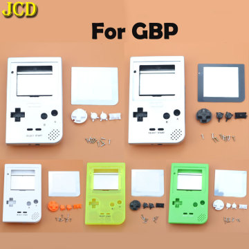 JCD For GBP Console Full Plastic Shell Housing Cover Replacement for Gameboy Pocket Game Shell Case with Buttons Kit