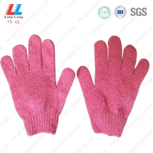 exfoliating shower pet bath gloves wholesale for shower