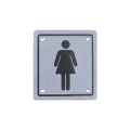 Customized Stainless Steel Toilet Sign