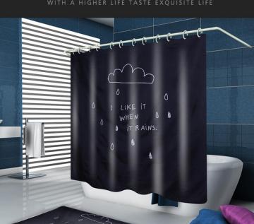 Wholesale waterproof bathroom curtain digital printing custom shower curtain