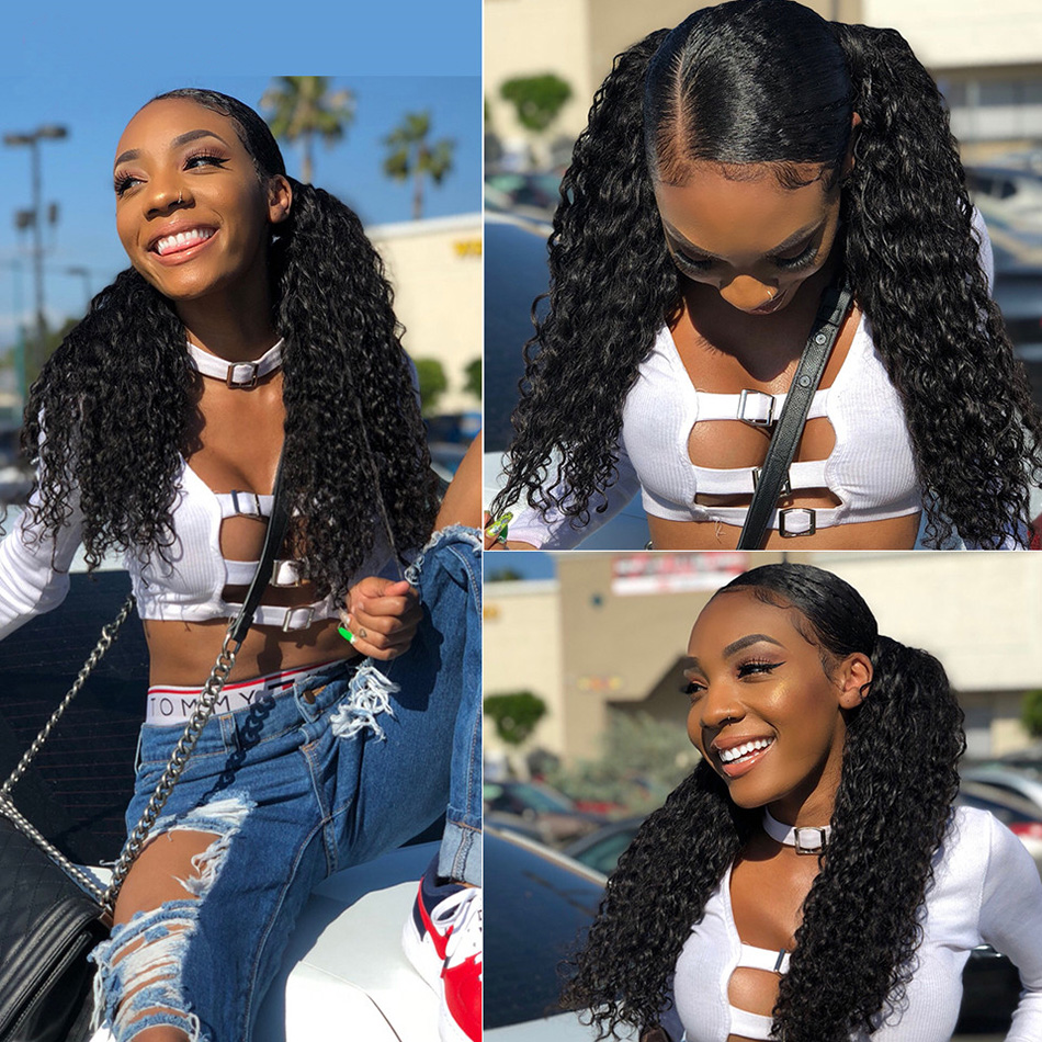 Wholesale Indian Virgin Hair Vendors Alipearl Water Wave Human Hair Extension Weave Bundles Free Sample Hair Bundles