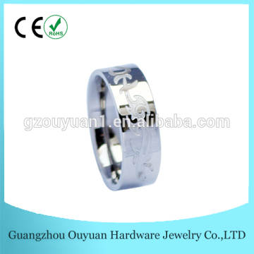 Fashionable polished shiny titanium ring,mens titanium ring,engagement rings designs