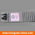Etiqueta anti-falsificação de holograma a laser 3D para pano