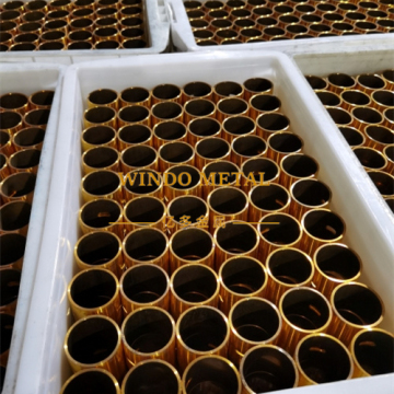 Round brass tubes for hydraulic valve manifolds