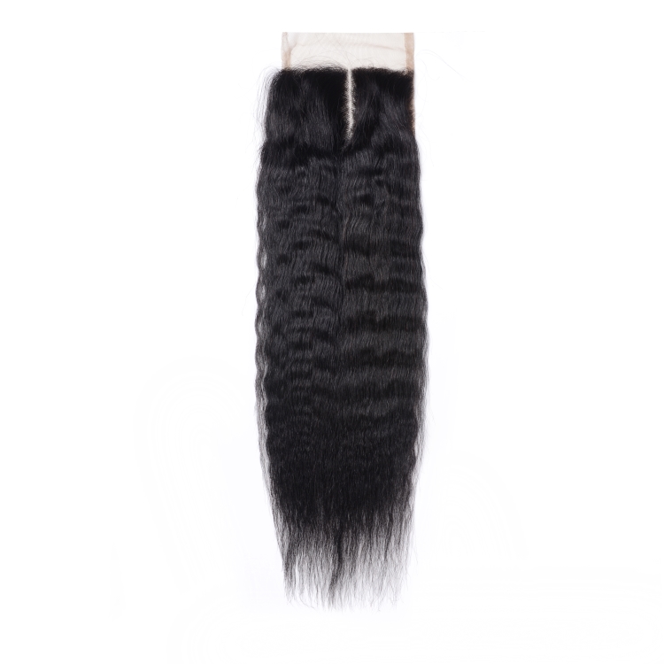 Wholesale virgin hair vendors, Brazilian hair in mozambique, kinky straight human hair bundle with closure