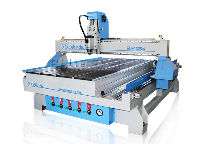 CNC 1325 1300X2500mm 4X8FT 3D Wood Working Engraving Machine with Rotary Axis Total 4 Axis