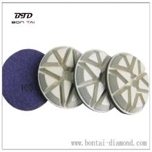 3 inch dry resin polishing pad for concrete grinding machine