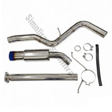 3" Stainless steel Axle Back Muffler Exhaust for Subaru WRX & STi 15-21