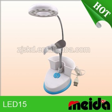 mini usb led light & fan usb mini desk fan