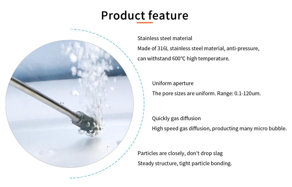 HENGKO stainless steel alkaline water filter diffusion stone micro bubble for Hydrogen Rich Water and HydrOxy for Health machine