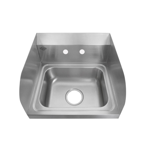 China Wandwaschbecken mit seitlichen Spritzschutz Hersteller