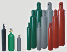 Empty oxygen cylinder
