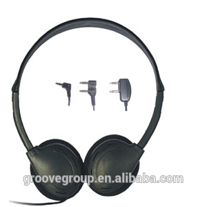 factory cheap aviation earphone black aviation earphone disposable earphone