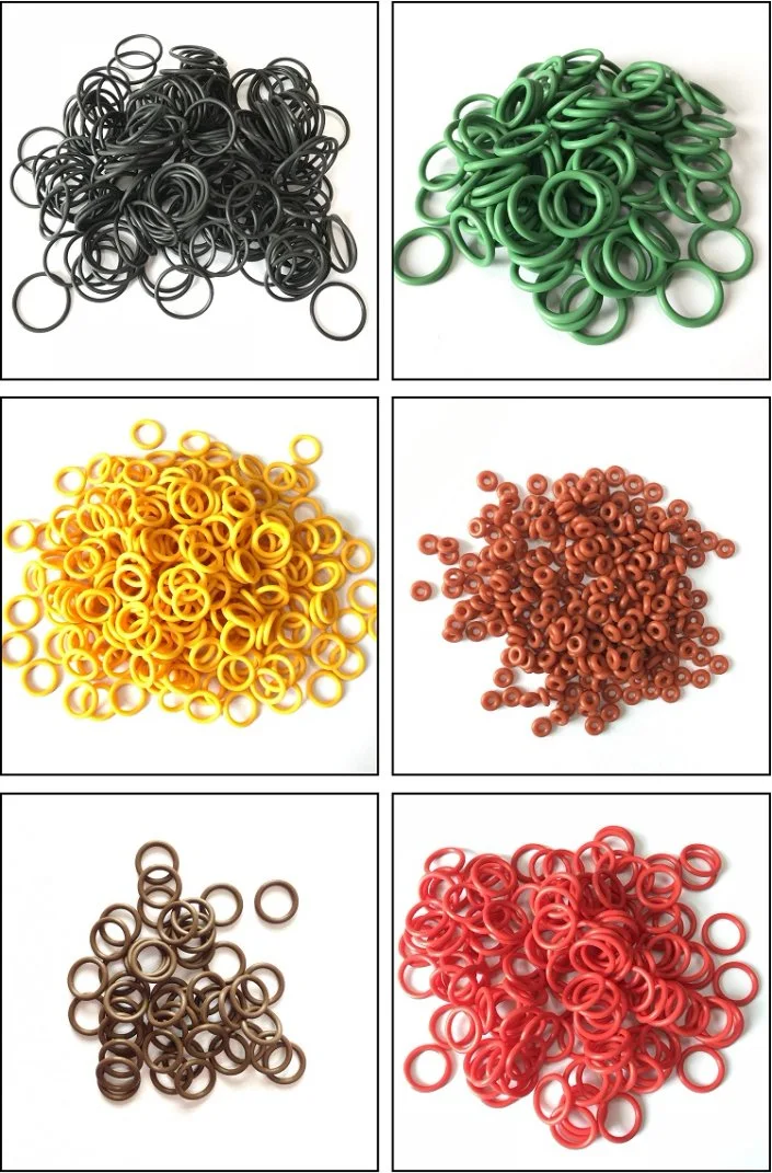 Stationary Seal Customized Color Sil/NBR/HNBR Rubber O-Ring