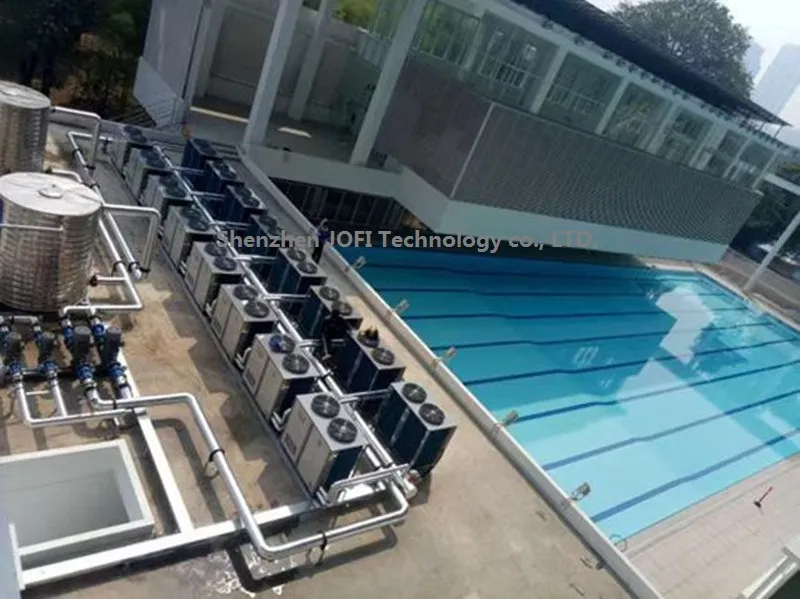 China Energy Saving 50kw Air Source Heat Pumps Commercial Heating Cooling Air to Water Inverter Heat Pump Swimming Pool