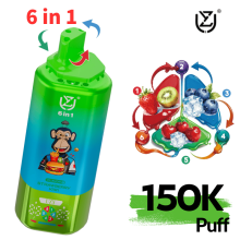 UZY 150K 150000 Puff 6 Flavor Top Vapes