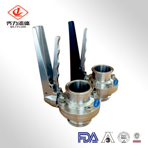 Plastic Handle Sanitary Butterfly Valve