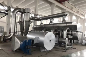 Vibration fluid bed dryer machine