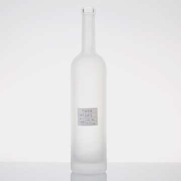 100ml Clear Flat Flask Glass Liquor Bottles