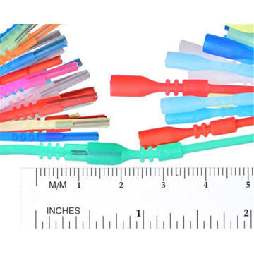 Colliers de cordon de tubes en caoutchouc de silicone avec verrouillage