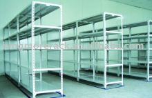 Slotted-angle dismantle shelves