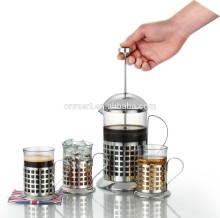 stainless steel custom french press set