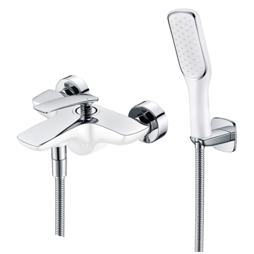 Wall Mount Tub Filler With Hand Shower