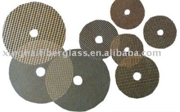 Fiberglass net for grinding wheel