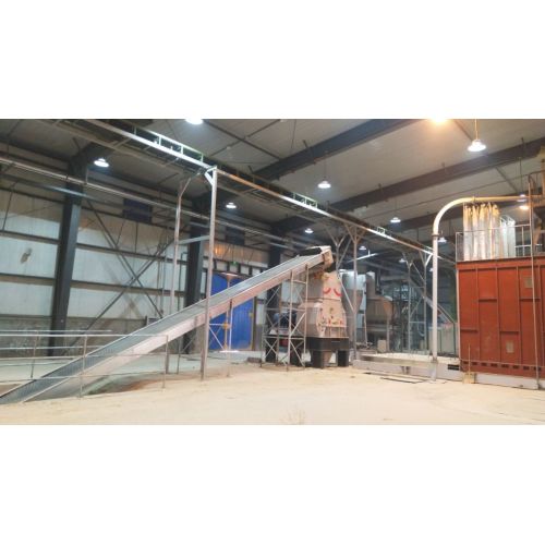 Wheat straws wood sawdust pellet production line