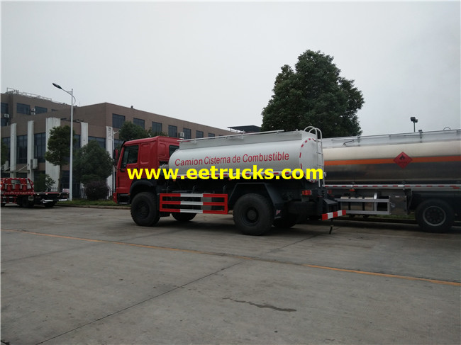 Gasoline Refill Tank Truck