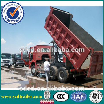 Howo 371hp heavy dumper truck dimensions