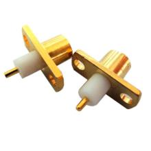 Panel mounting MCX female connector