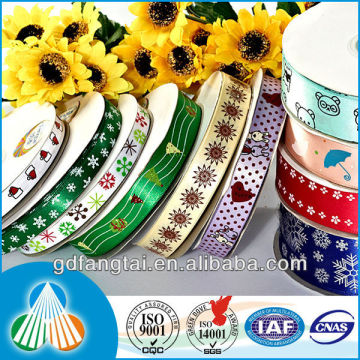 Printed party decorating ribbon mesh for packing and decoration