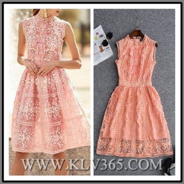 Fashion Women Apparel Summer Lace Party Dress