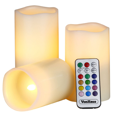 Velas de aromas remoto inteligente LED