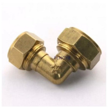 F1 brass compression fitting unequal elbow