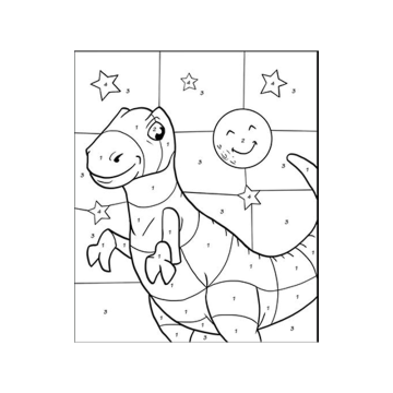 Custom Coloring Book: Dinosaur Drawing Fun and Facts for Kids