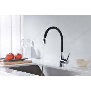 Faucet Dink Mounted Sink Kitchen Dengan Warna Hitam