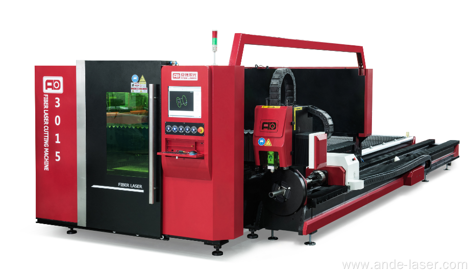 New fiber laser cutter for sheet and tube