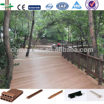 solid wood plastic composite deck