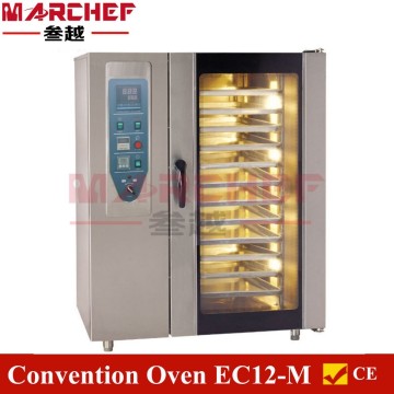 12 Trays Stainless Steel Electric Convention Oven / Electric Convention Pizza oven