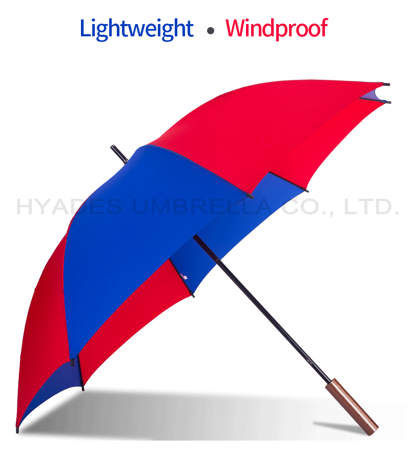 Golfschirm im Regen golf umbrella in rain