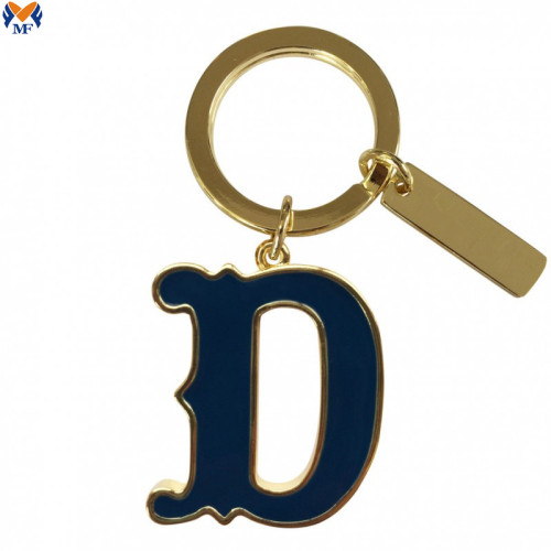 Logam kraf adat cinta logo enamel keyring